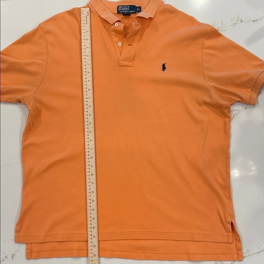 Polo by Ralph Lauren Men's Vibrant Orange Polo Shirt XL